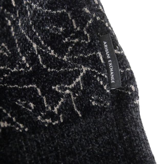 2025 秋冬新作！ ARMANI EXCHANGE A/X アルマーニエクスチェンジ セーター メンズ クルーネックニット XM001330 AF16916 ブラック 2025 秋冬新作！ ARMANI EXCHANGE A/X アルマーニエクスチェンジ