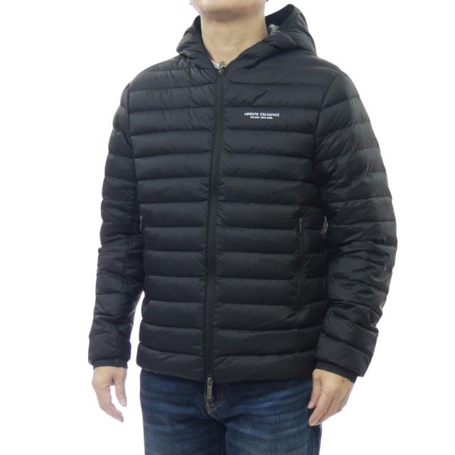 2025 秋冬新作！ ARMANI EXCHANGE A/X アルマーニエクスチェンジ メンズ ダウンブルゾン XM001577 AF16927 ブラック