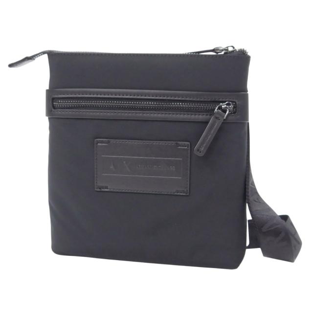 2025 秋冬新作！ ARMANI EXCHANGE A/X アルマーニエクスチェンジ バッグ メンズ ショルダーバッグ XM001668 AF17306 ブラック