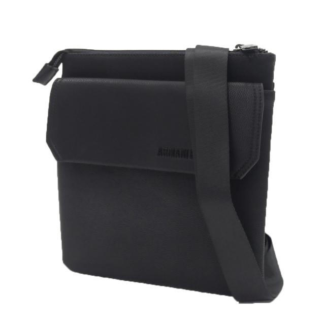 2025 秋冬新作！ ARMANI EXCHANGE A/X アルマーニエクスチェンジ バッグ メンズ ショルダーバッグ XM001598 AF17090 ブラック