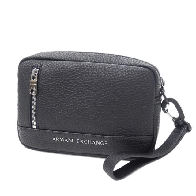 ARMANI EXCHANGE A/X アルマーニエクスチェンジ バッグ メンズ ポーチバッグ セカンドバッグ 958542 CC828 ブラック 定番人気商品