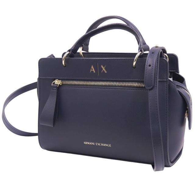 2025 秋冬新作！ ARMANI EXCHANGE A/X アルマーニエクスチェンジ バッグ レディース ミニハンドバッグ XW001554 AF17117 ネイビー