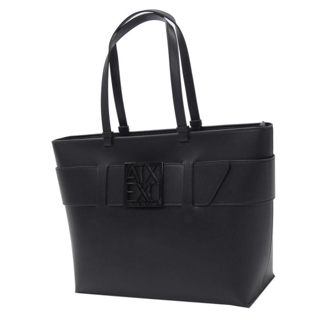 2025 秋冬新作！ ARMANI EXCHANGE A/X アルマーニエクスチェンジ バッグ レディース トートバッグ 949127 0A874 ブラック