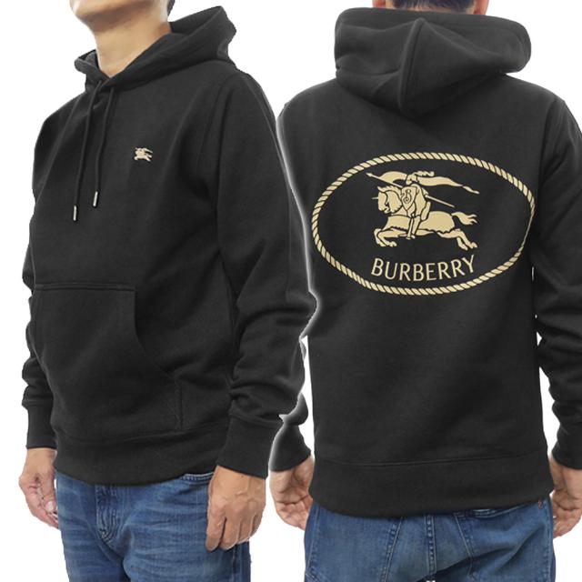 BURBERRY バーバリー メンズプルオーバーパーカー 81128071 / SIMON KS ブラック 2025秋冬新作