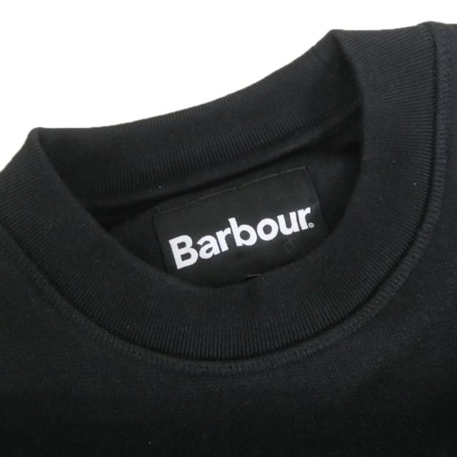 BARBOUR バブアー メンズトレーナー MOL0637 ブラック 2025秋冬新作