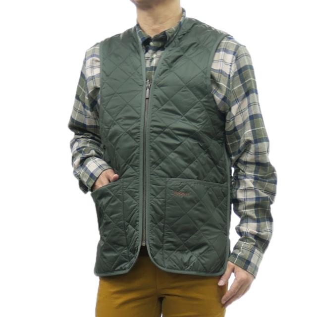 BARBOUR バブアー メンズ キルティングベスト/ライナーベスト MLI0001 / QUILTED WAISTCOAT / ZIP IN LINER オリーブ 定番人気商品