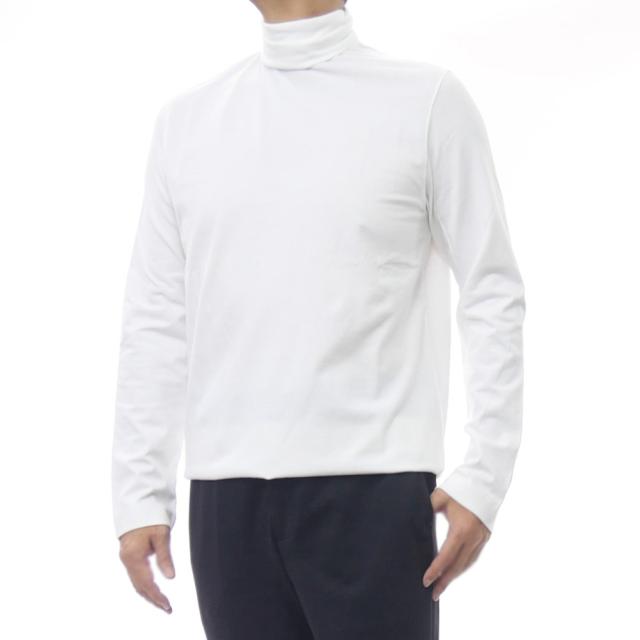 2025 秋冬新作！ CIRCOLO1901 チルコロ1901 Tシャツ メンズ 長袖 タートルネック ロンT CN4950 ホワイト