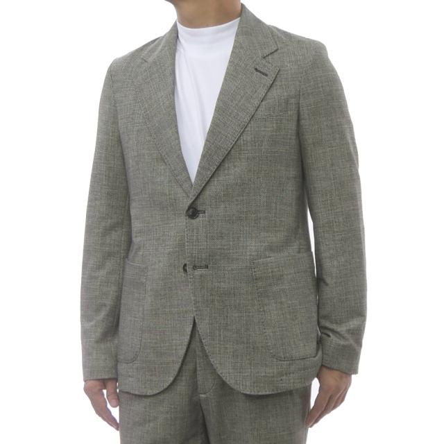 2025 秋冬新作！ CIRCOLO1901 チルコロ1901 メンズ シングル2Bジャケット CN5022 グレー×ブラック