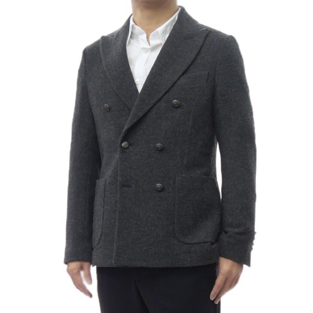 2025 秋冬新作！CIRCOLO1901 チルコロ1901 メンズダブル6Bジャケット CN5047 ダークグレー2025秋冬新作