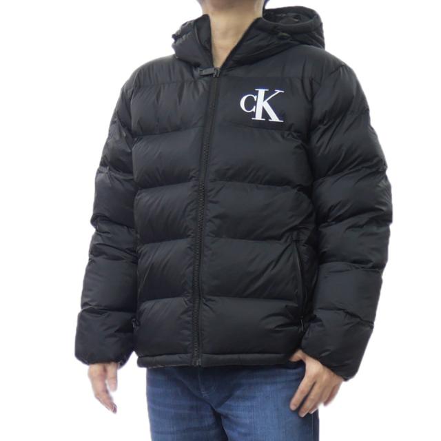 2025 秋冬新作！   JEANS カルバンクラインジーンズ メンズ中綿ブルゾン 4RD528G ブラック 2025秋冬新作