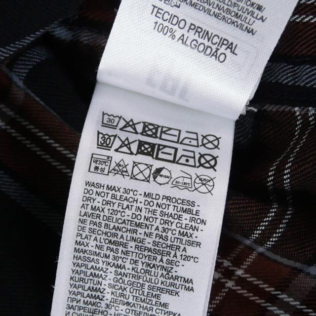 秋新作 DIESEL ディーゼル カジュアルシャツ メンズ コットン 綿100