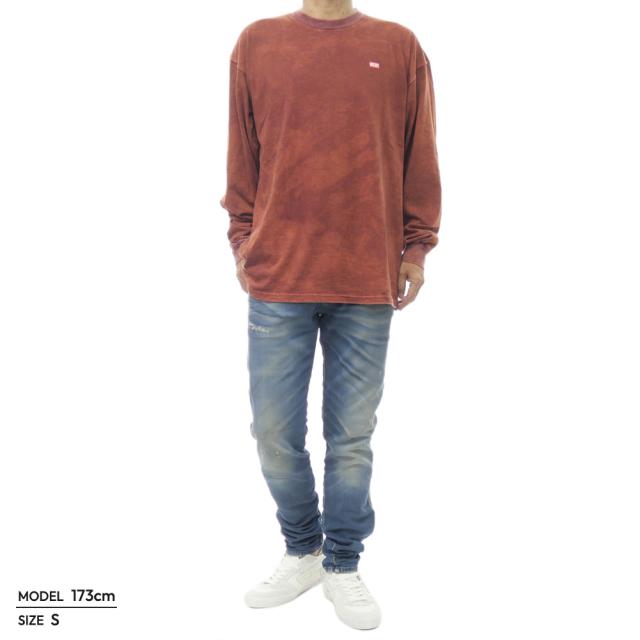 秋新作 DIESEL ディーゼル Tシャツ メンズ クルーネック ロンT A18644