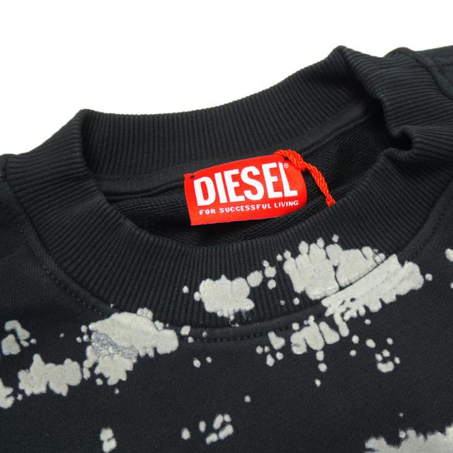 セールAW DIESEL ディーゼル トレーナー メンズ コットン 綿100％ A13051 0DQAK / S-BOXT-N5 ブラック_5