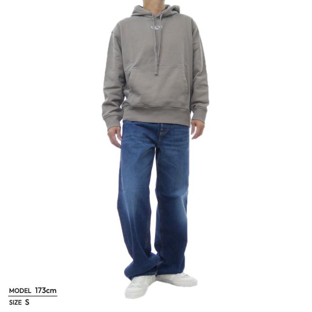 2025 秋冬新作！ DIESEL ディーゼル パーカー メンズ コットン 綿100