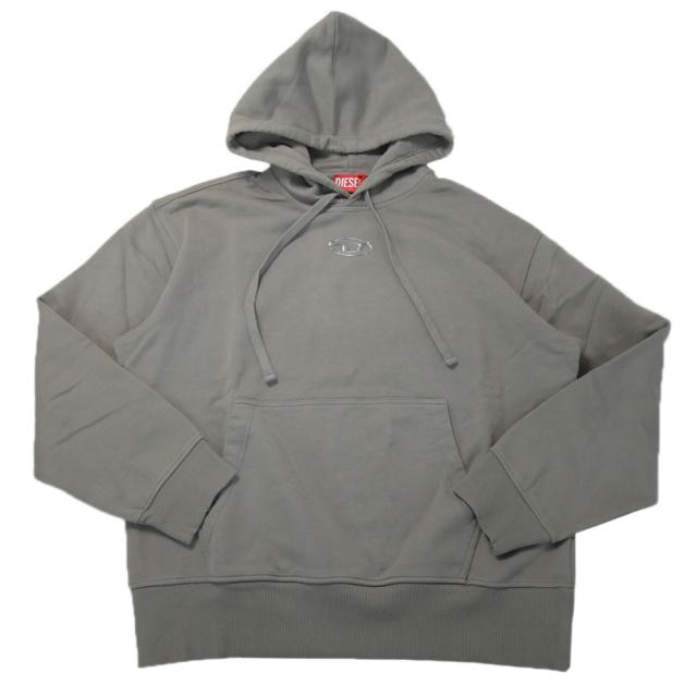 2025 秋冬新作！ DIESEL ディーゼル パーカー メンズ コットン 綿100