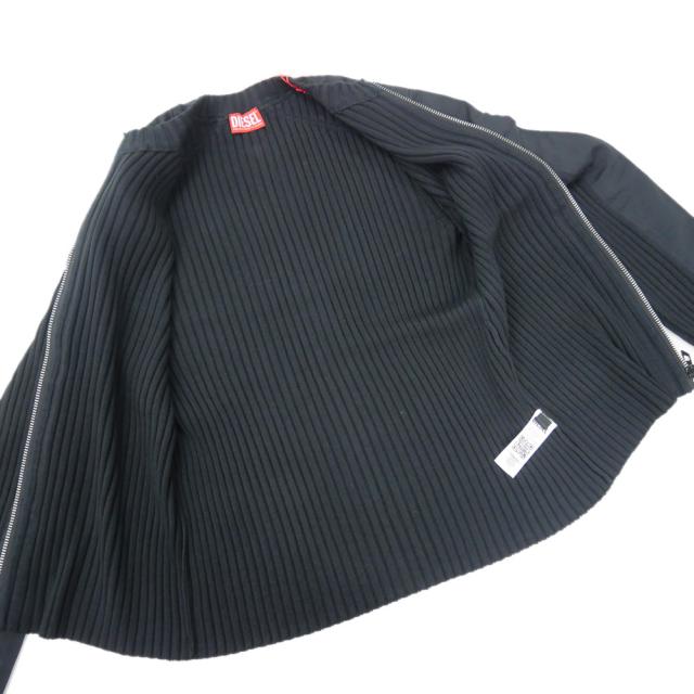 セールAW DIESEL ディーゼル カーディガン メンズ ジップカーディガン A17464 0JLCR / K-MATTY ブラック_9
