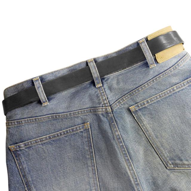 セールAW DIESEL ディーゼル ベルト メンズ レディース ユニセックス レザー ベルト X09813 PR271 / B-1DR-LAYER ブラック 定番人気商品_3