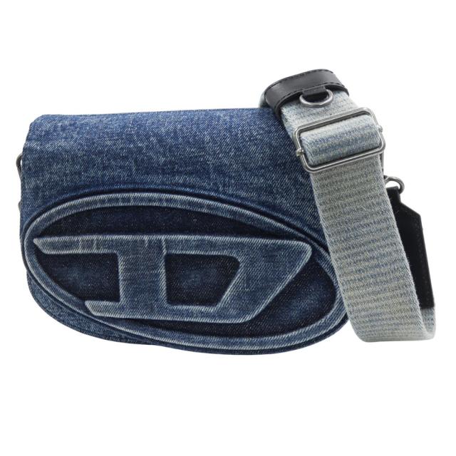 2025 秋冬新作！ DIESEL ディーゼル バッグ メンズ ショルダーバッグ X10223 P6717 / IDR CAMERA BAG インディゴブルー