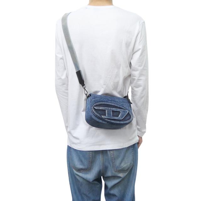 セールAW DIESEL ディーゼル バッグ メンズ ショルダーバッグ X10223 P6717 / IDR CAMERA BAG インディゴブルー_1