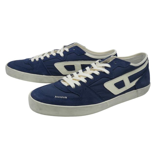DIESEL ディーゼル メンズ スニーカー 靴 シューズ ローカット Y03489 P8119 / S-LEROJI D-1 LOW ネイビー