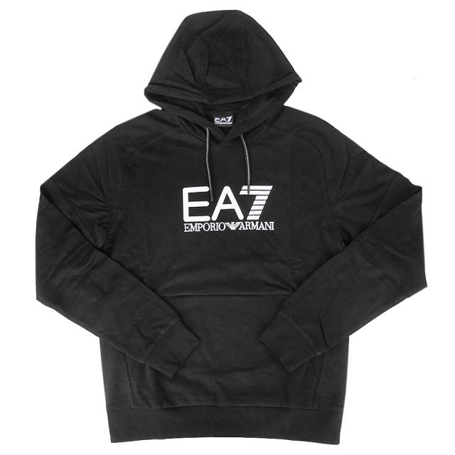 セールAW EMPORIO ARMANI エンポリオアルマーニ EA7 パーカー メンズ プルオーバー 7M000903 AF13512 ブラック_4