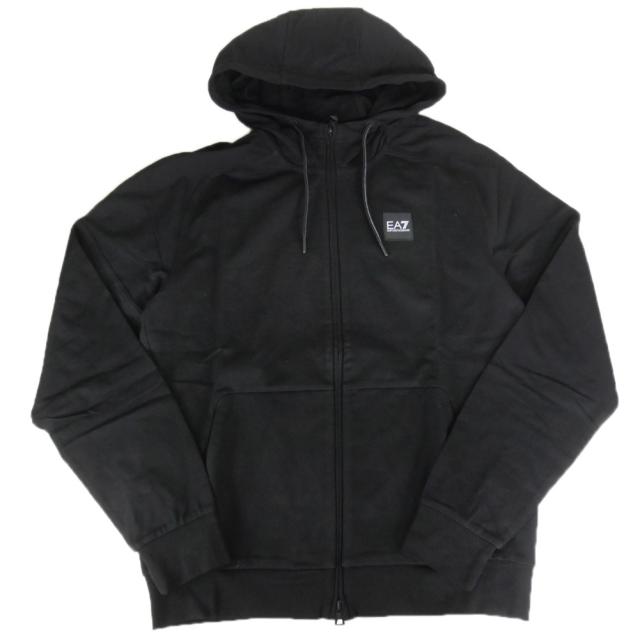 2025 秋冬新作！ EMPORIO ARMANI エンポリオアルマーニ EA7 パーカー メンズ ジップアップ 7M000904 AF13512 ブラック 2025 秋冬新作！ EMPORIO ARMANI エンポリオアルマーニ EA7 パーカー