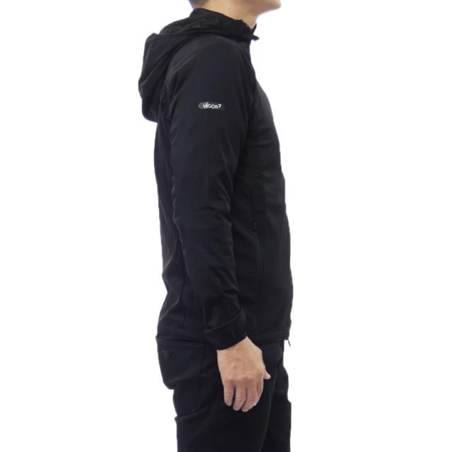 セールAW EMPORIO ARMANI エンポリオアルマーニ EA7 パーカー メンズ ジップアップ 7M000591 AF13534 ブラック_2