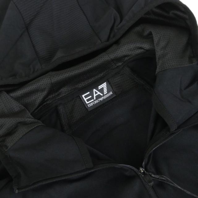 セールAW EMPORIO ARMANI エンポリオアルマーニ EA7 パーカー メンズ ジップアップ 7M000591 AF13534 ブラック_5