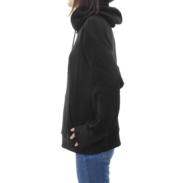 2025 秋冬新作！ EMPORIO ARMANI エンポリオアルマーニ EA7 パーカー レディース プルオーバー 7W000417 AF12473 ブラック×ゴールド セールAW EMPORIO ARMANI エンポリオアルマーニ EA7 パーカー