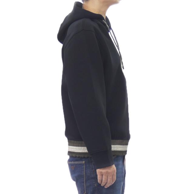セールAW EMPORIO ARMANI エンポリオアルマーニ パーカー メンズ プルオーバー EM002917 AF10013 ブラック_2