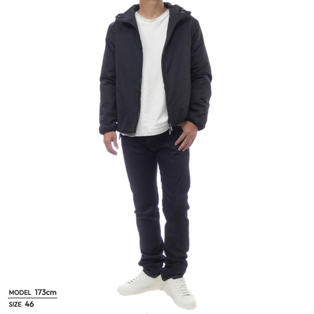 セールAW EMPORIO ARMANI エンポリオアルマーニ ブルゾン メンズ 中綿ブルゾン 8NIBN4 INHQZ ブラック_1