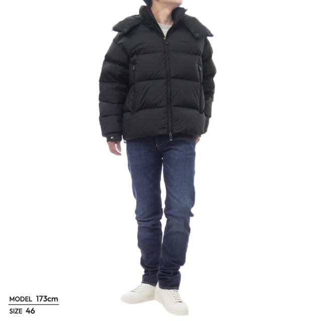 2025 秋冬新作！ EMPORIO ARMANI エンポリオアルマーニ ブルゾン メンズ ダウンブルゾン EM003050 AF18231 ブラック 秋新作 EMPORIO ARMANI エンポリオアルマーニ ブルゾン メンズ ダウン
