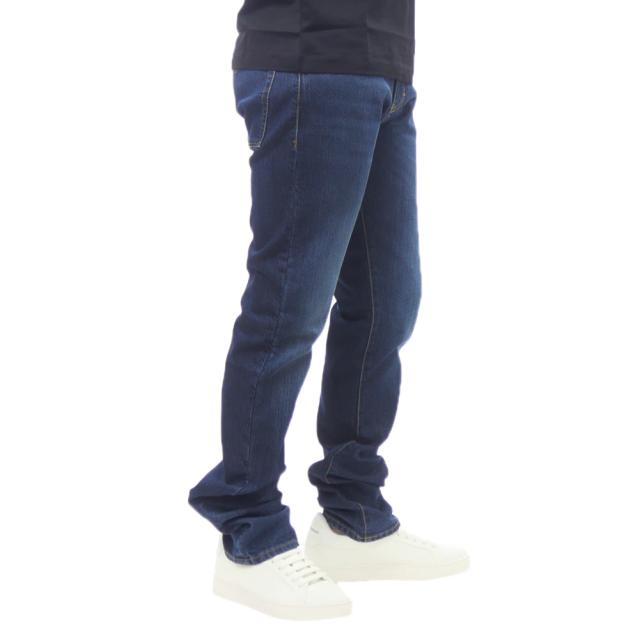 2025 秋冬新作！ EMPORIO ARMANI エンポリオアルマーニ ジーンズ メンズ EM001370 AF14296 ブラック 秋新作 EMPORIO ARMANI エンポリオアルマーニ ジーンズ メンズ