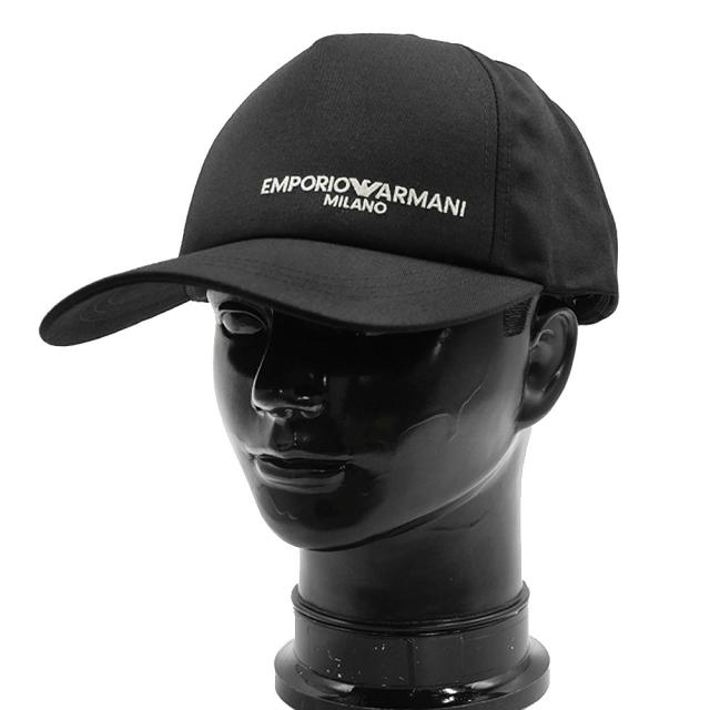 EMPORIO ARMANI エンポリオアルマーニ 帽子 ロゴ ベースボールキャップ ブラック 627901 CC994 00020 | ブランド EMPORIO ARMANI エンポリオアルマーニ EA7 メンズキャップ 7X000005