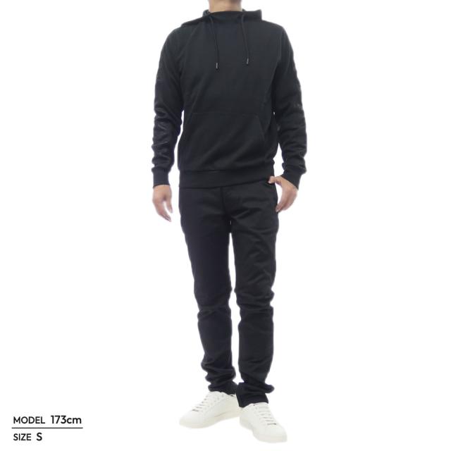 セールAW EMPORIO ARMANI エンポリオアルマーニ アンダーウェア パーカー メンズ プルオーバー EM000659 AF14976 ブラック_1