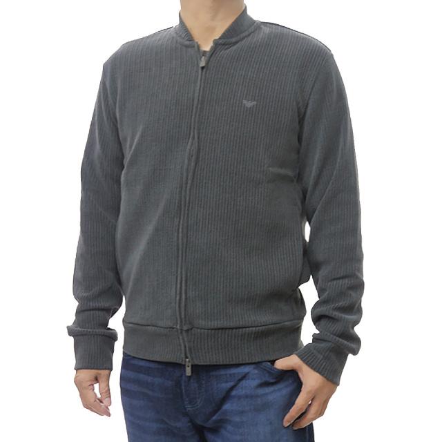 2025 秋冬新作！ EMPORIO ARMANI エンポリオアルマーニ アンダーウェア メンズ ジップアップスウェット EM001866 AF14991 チャコール