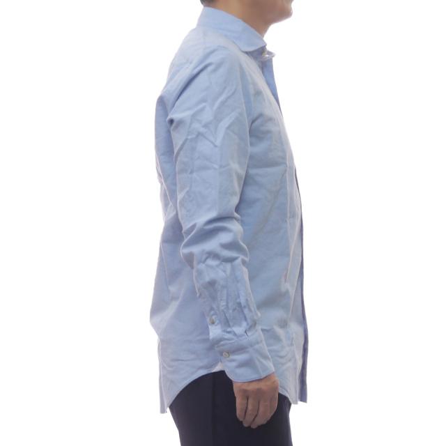 秋新作 FINAMORE フィナモレ カッタウェイシャツ メンズ コットン 綿