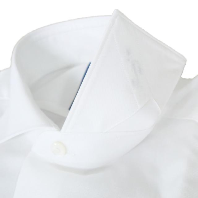 秋新作 FINAMORE フィナモレ カッタウェイシャツ メンズ コットン 綿