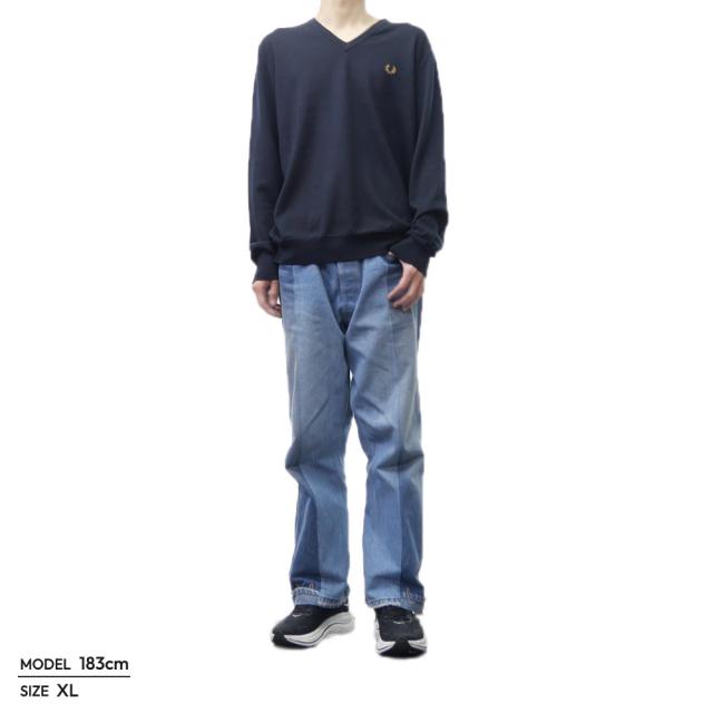 セールAW FRED PERRY フレッドペリー メンズVネックニット セーター 
