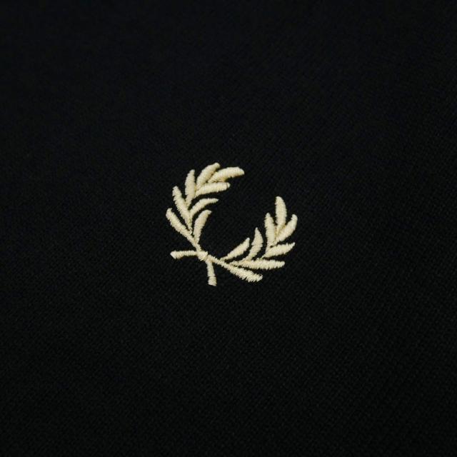 セールAW FRED PERRY フレッドペリー メンズタートルネック/セーター K9552 / ROLLNECK JUMPER ブラック 定番人気商品_6