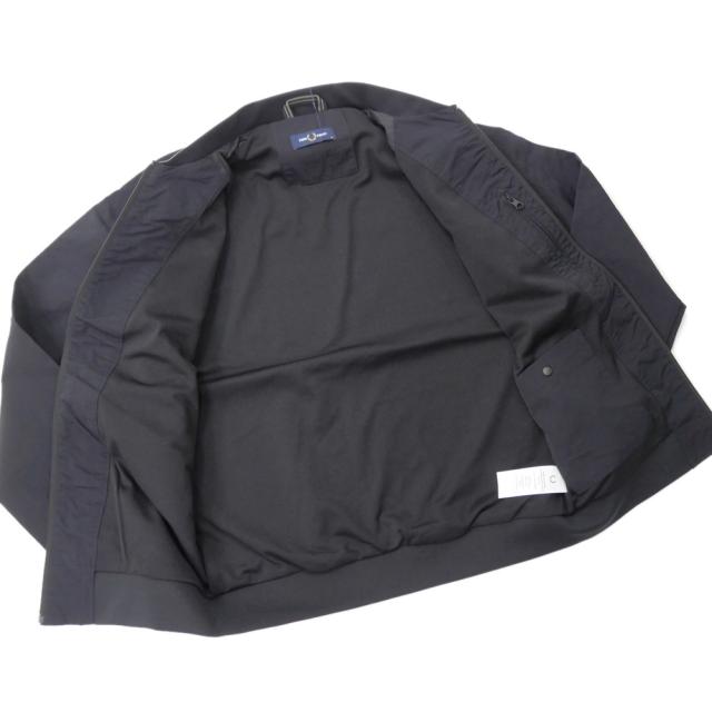 大売り出しAW FRED PERRY フレッドペリー メンズ 上衣 J1311 / TIPPED TASLAN TENNIS BOMBER JACKET 黒いこと