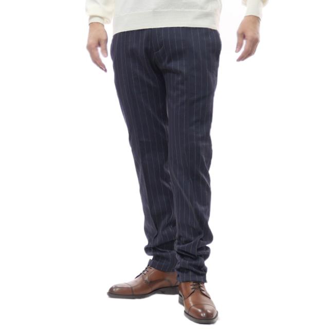GIABS ARCHIVIO ジャブス アルキビオ メンズストレッチパンツ MASACCIO/M1 A5738 ネイビー2025秋冬新作