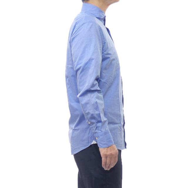 セールAW GIANNETTO ジャンネット カッタウェイシャツ メンズ コットン 綿100％ AC130 / VINCI FIT WASH ライトブルー_2