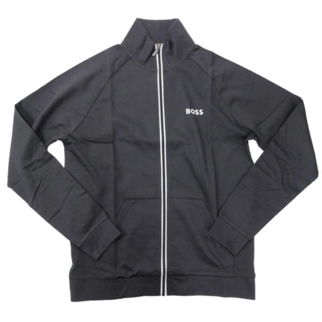セールAW HUGO BOSS ヒューゴボス スウェット メンズ ジップアップ コットン 綿100％ 50545564 10269562 / Authentic Jacket Z グレー_4