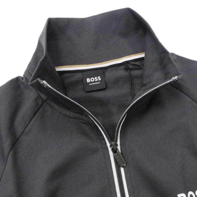 セールAW HUGO BOSS ヒューゴボス スウェット メンズ ジップアップ コットン 綿100％ 50545564 10269562 / Authentic Jacket Z グレー_5