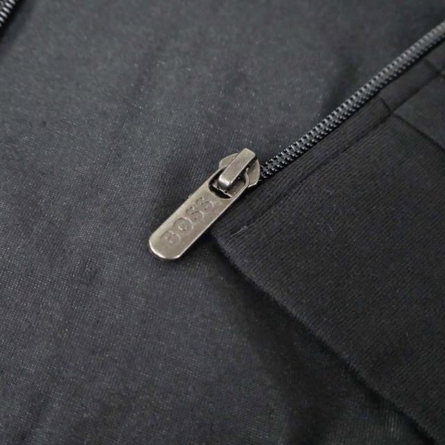 2025 秋冬新作！ HUGO BOSS ヒューゴボス パーカー メンズ ジップアップ 50515392 10259917 / Mix＆Match Jacket H ブラック 秋新作 HUGO BOSS ヒューゴボス パーカー メンズ ジップアップ