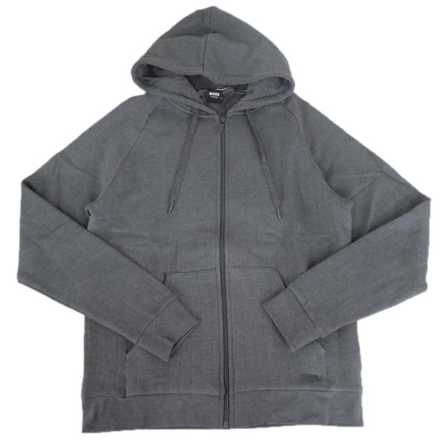 セールAW HUGO BOSS ヒューゴボス メンズジップアップ パーカー 50548390 10273776 / Heritage Jacket H グレー_4