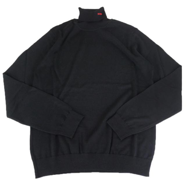 セールAW HUGO・HUGO BOSS ヒューゴボス メンズタートルネックセーター ニット 50474174 10243187 / San Thomas-M ブラック_4