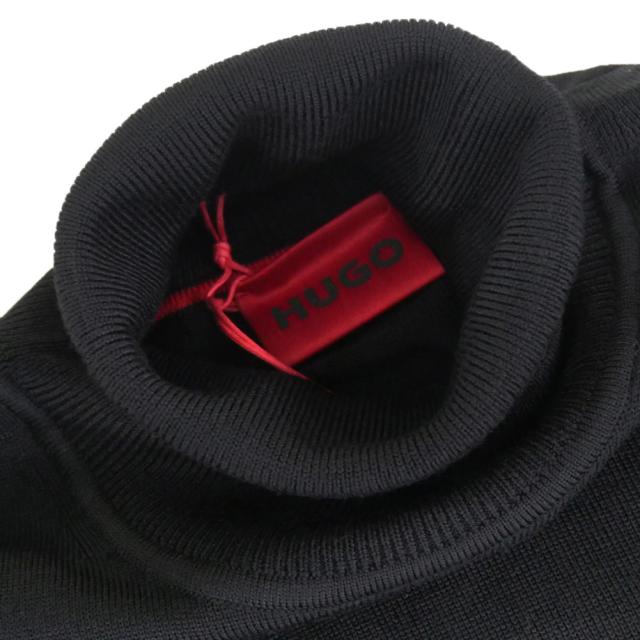 セールAW HUGO・HUGO BOSS ヒューゴボス メンズタートルネックセーター ニット 50474174 10243187 / San Thomas-M ブラック_5