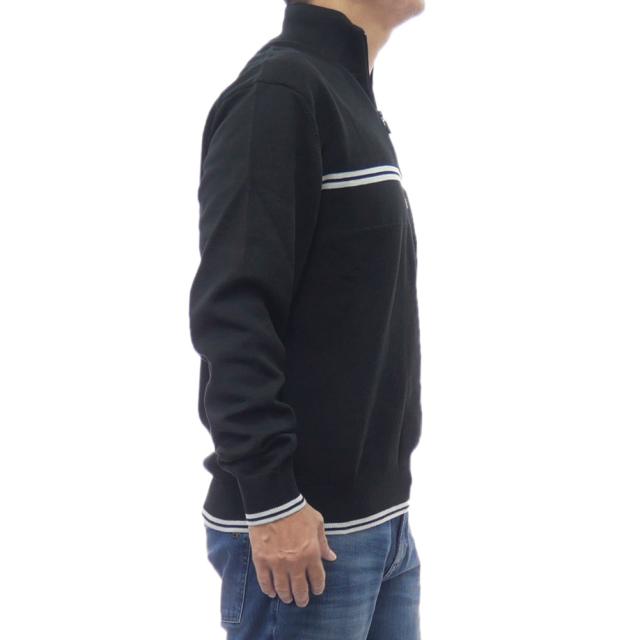 2025 秋冬新作！ HUGO BOSS ヒューゴボス セーター メンズ ハーフジップ 50541963 10271704 / K_Zone QZ ブラック 2025 秋冬新作！ HUGO BOSS ヒューゴボス セーター メンズ ハーフ